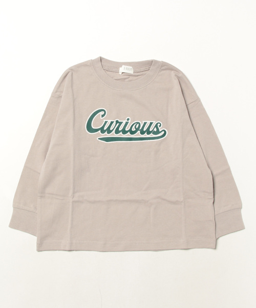 b・ROOM(ビールーム)の「【型崩れしないやわらかコットン】アソートロゴTシャツ(Tシャツ/カットソー・キッズ・アイボリー/グレイッシュベージュ/モスグリーン/ネイビー/マスタード/チャコール・100cm/110cm/120cm/130cm/140cm/150cm)」の19枚目の写真