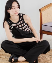 WEGO | WEGO/マルチボーダーカップインタンク(タンクトップ)