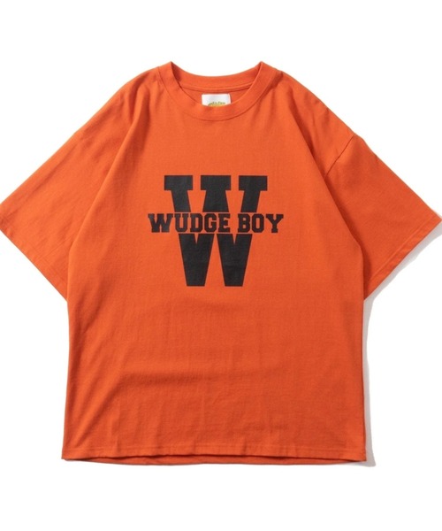 WudgeBoy(ワッジボーイ)の「W WUDGE BOY T-shirt(Tシャツ/カットソー・レディース・ホワイト/オレンジ/グレー・MEDIUM/LARGE)」の5枚目の写真