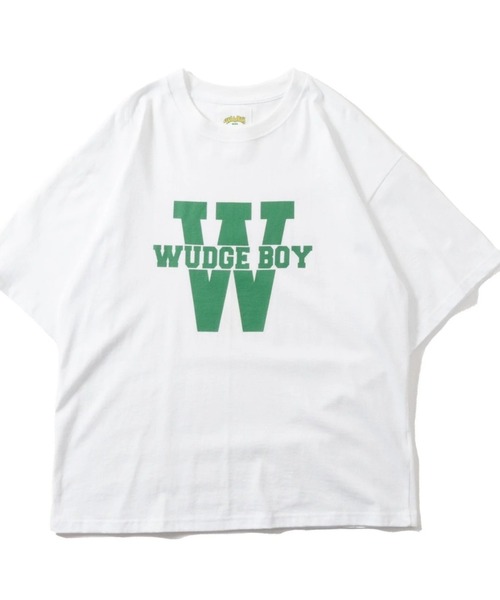 WudgeBoy(ワッジボーイ)の「W WUDGE BOY T-shirt(Tシャツ/カットソー・レディース・ホワイト/オレンジ/グレー・MEDIUM/LARGE)」の4枚目の写真
