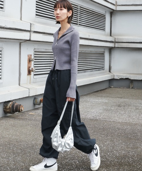 Auntie Rosa Holiday（アンティローザホリデー）の「リブ編みダブルZIP