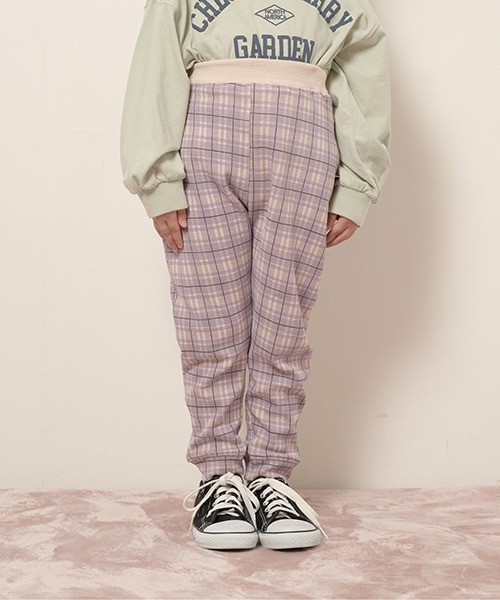 Lycee mine(リセマイン)の「【エニウェアシリーズ】アソート総柄パンツ(その他パンツ・キッズ・モスグリーン/ラベンダー/グレイッシュベージュ/サックスブルー/ブラック/ライトベージュ/ベビーピンク・120cm/140cm/100cm/110cm/130cm)」の6枚目の写真