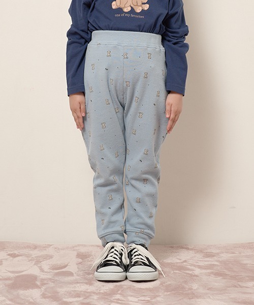 Lycee mine(リセマイン)の「【エニウェアシリーズ】アソート総柄パンツ(その他パンツ・キッズ・モスグリーン/ラベンダー/グレイッシュベージュ/サックスブルー/ブラック/ライトベージュ/ベビーピンク・120cm/140cm/100cm/110cm/130cm)」の5枚目の写真