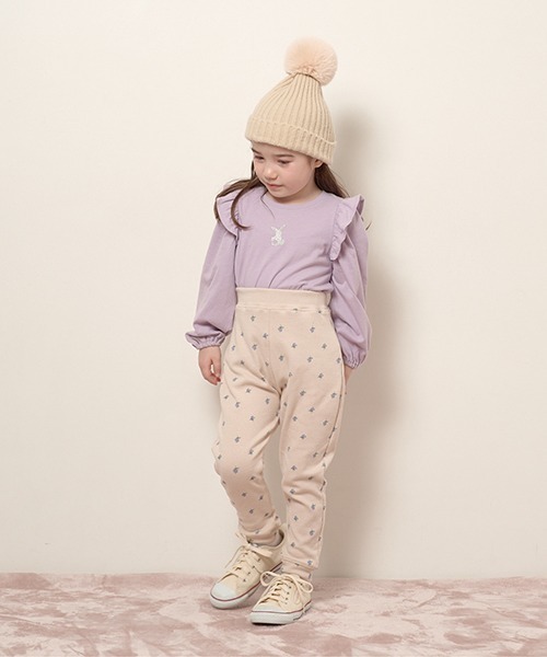 Lycee mine(リセマイン)の「【エニウェアシリーズ】アソート総柄パンツ(その他パンツ・キッズ・モスグリーン/ラベンダー/グレイッシュベージュ/サックスブルー/ブラック/ライトベージュ/ベビーピンク・120cm/140cm/100cm/110cm/130cm)」の14枚目の写真