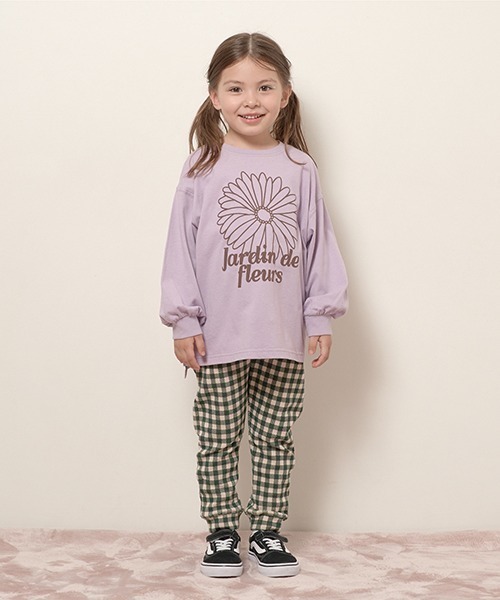 Lycee mine(リセマイン)の「【エニウェアシリーズ】アソート総柄パンツ(その他パンツ・キッズ・モスグリーン/ラベンダー/グレイッシュベージュ/サックスブルー/ブラック/ライトベージュ/ベビーピンク・120cm/140cm/100cm/110cm/130cm)」の17枚目の写真