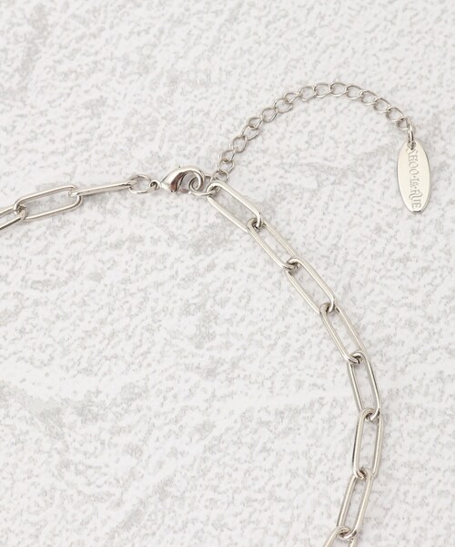 SHOO・LA・RUE（シューラルー）の「◆【淡水パール】スクエアチェーンネックレス（ネックレス・レディース・シルバー/ゴールド・00）」の5枚目の写真