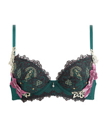 HIMICO（ヒミコ）の「【華やかな異国情緒漂う  016series】Esoticita Rosa ブラ（ブラジャー）」