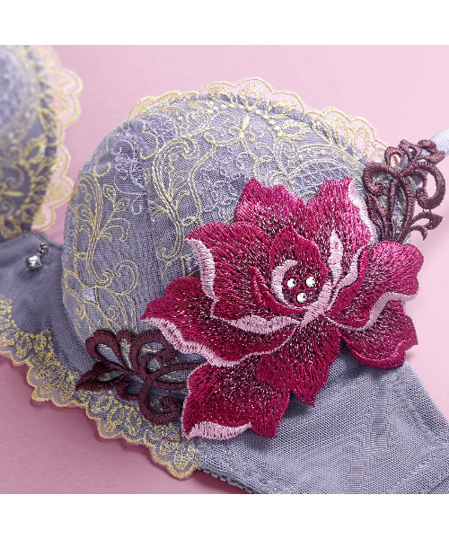 HIMICO（ヒミコ）の「【華やかな異国情緒漂う  016series】Esoticita Rosa ブラ（ブラジャー・レディース・オフホワイト/ターコイズブルー/ブラック/ブラウン/グレー/グリーン・B70/B75/C65/C70/C75/D65/D70/D75/D80/E65/E70/E75/E80/F65/F70/F75/F80/B65/C80）」の21枚目の写真