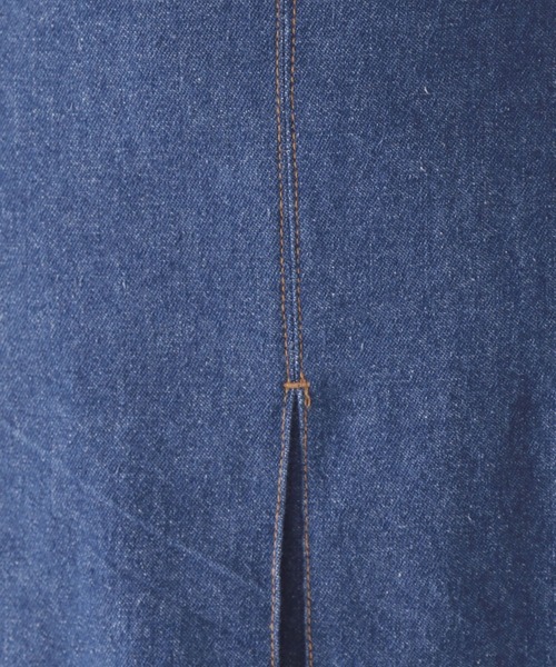 repipi armario（レピピ アルマリオ）の「デニムボックスプリーツスカート（デニムスカート・キッズ・ブラック/ネイビー/インディゴブルー・SMALL/MEDIUM/LARGE）」の18枚目の写真