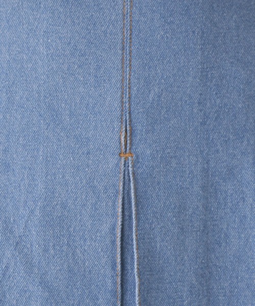 repipi armario（レピピ アルマリオ）の「デニムボックスプリーツスカート（デニムスカート・キッズ・ブラック/ネイビー/インディゴブルー・SMALL/MEDIUM/LARGE）」の17枚目の写真