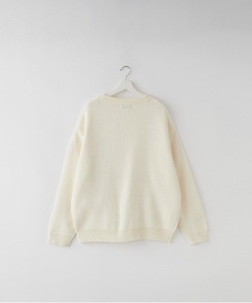 SERACE(セラス)の「【SERACE】Loose silhouette volume knit cardigan / ルーズシルエットボリュームニットカーディガン(カーディガン/ボレロ・メンズ・ホワイト/ブラック/モカ・M/L)」の11枚目の写真