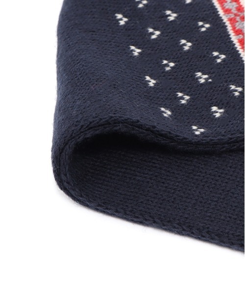 CHUMS(チャムス)の「【CHUMS】Booby Snow Knit Muffler(マフラー・メンズ・ベージュ/ネイビー・FREE)」の8枚目の写真