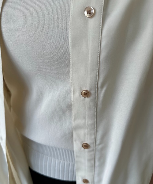 un dix cors（アンディコール）の「レーヨンモダールギャザーブラウス（シャツ/ブラウス・レディース・ピンク/カーキ/ホワイト系その他・FREE）」の19枚目の写真