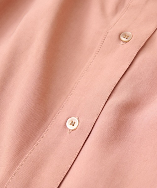 un dix cors（アンディコール）の「レーヨンモダールギャザーブラウス（シャツ/ブラウス・レディース・ピンク/カーキ/ホワイト系その他・FREE）」の6枚目の写真