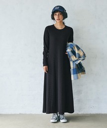 coca（coca） | リブ編みジャージーマキシワンピース(ワンピース)