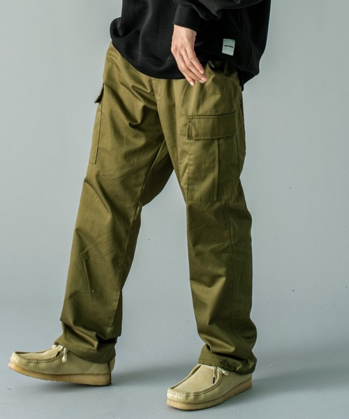 JACKROSE(ジャックローズ)の「JE-TCツイルバックシャーリングカーゴパンツ(カーゴパンツ・メンズ・カーキ/ブラック・L/M)」の14枚目の写真