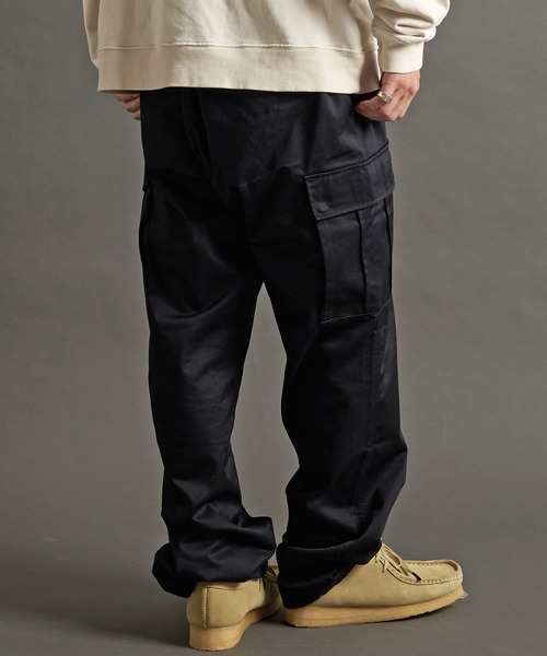 JACKROSE(ジャックローズ)の「JE-TCツイルバックシャーリングカーゴパンツ(カーゴパンツ・メンズ・カーキ/ブラック・L/M)」の9枚目の写真