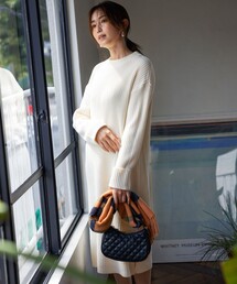 バルキーニット ワンピース