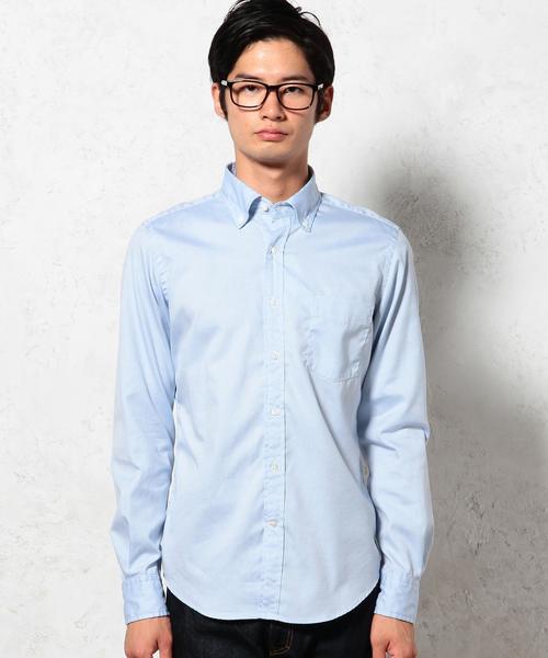 green label relaxing（グリーンレーベルリラクシング）の「□PIN/OX GIZA BD シャツ（シャツ/ブラウス・メンズ・ホワイト/ライトブルー・X-LARGE/SMALL/MEDIUM/LARGE）」の11枚目の写真