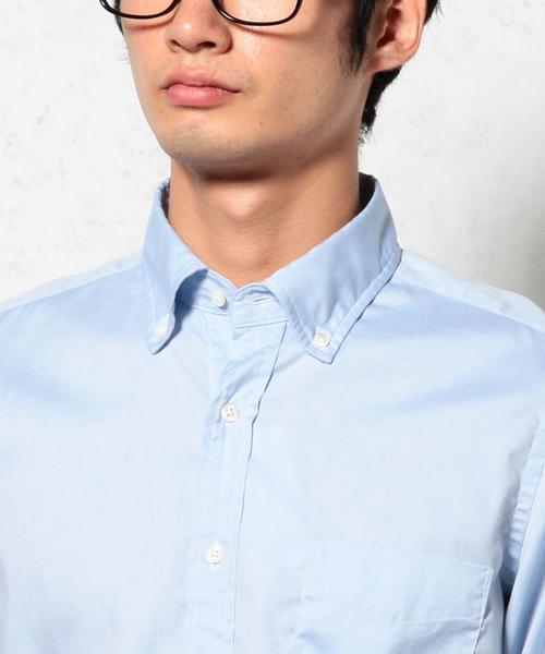 green label relaxing（グリーンレーベルリラクシング）の「□PIN/OX GIZA BD シャツ（シャツ/ブラウス・メンズ・ホワイト/ライトブルー・X-LARGE/SMALL/MEDIUM/LARGE）」の6枚目の写真