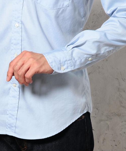 green label relaxing（グリーンレーベルリラクシング）の「□PIN/OX GIZA BD シャツ（シャツ/ブラウス・メンズ・ホワイト/ライトブルー・X-LARGE/SMALL/MEDIUM/LARGE）」の7枚目の写真