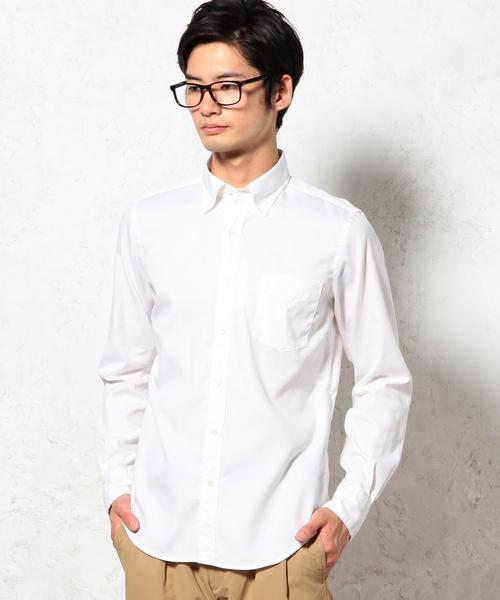 green label relaxing（グリーンレーベルリラクシング）の「□PIN/OX GIZA BD シャツ（シャツ/ブラウス・メンズ・ホワイト/ライトブルー・X-LARGE/SMALL/MEDIUM/LARGE）」の12枚目の写真