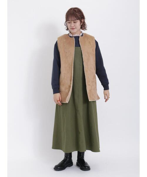 Samansa Mos2（サマンサ モスモス）の「フェイクムートンリバーシブル