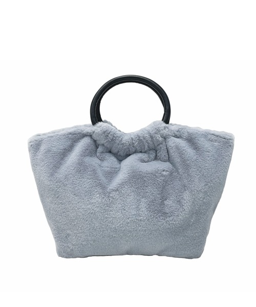 ROOTOTE(ルートート)の「ルートート/ニュアンスカラー LT.デリ.ファーパフート-A(トートバッグ・レディース・ブラック/ベージュ/サックスブルー・FREE)」の3枚目の写真