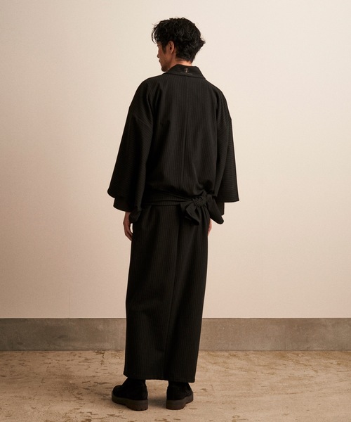 和ROBE（ワローブ）の「FLANNEL YUKATA（浴衣・メンズ・チャコール/ブラック・3/2）」の8枚目の写真