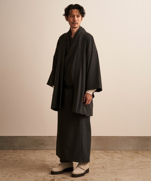 和ROBE（ワローブ）の「FLANNEL YUKATA（浴衣・メンズ・チャコール/ブラック・3/2）」の13枚目の写真