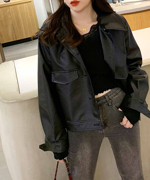 frunco（フランコ）の「レース付きVネックリブトップス（Tシャツ/カットソー・レディース・ホワイト/グレー/ブラック/アイボリー・FREE）」の19枚目の写真