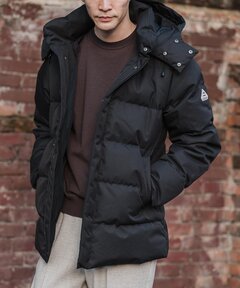 DANTON/ダントン] タッサー ロング丈 ダウンジャケット（ダウン