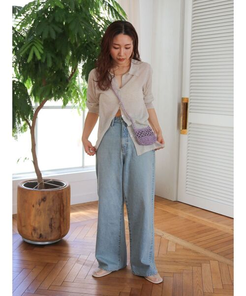 Ungrid（アングリッド）の「シアーフラットシューズ（バレエシューズ・レディース・ピンク/オフホワイト・S/M/L）」の11枚目の写真