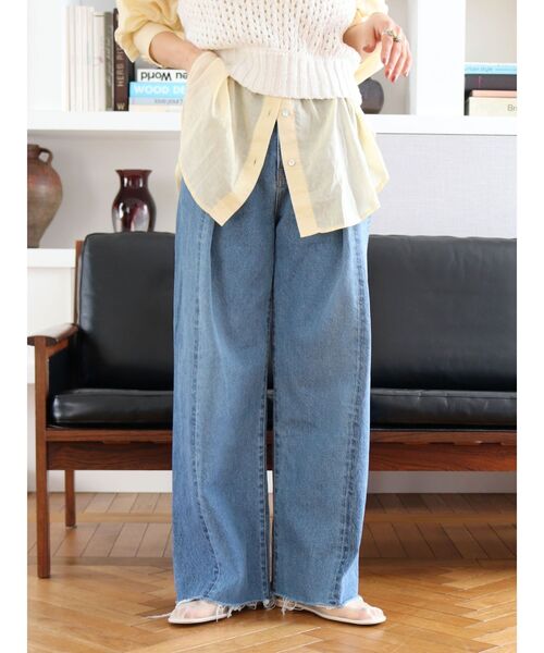 Ungrid（アングリッド）の「シアーフラットシューズ（バレエシューズ・レディース・ピンク/オフホワイト・S/M/L）」の10枚目の写真