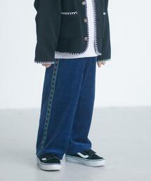 green label relaxing（グリーンレーベルリラクシング）の「TJ カットベロア サイドテープ パンツ 110cm-130cm（その他パンツ・キッズ）」