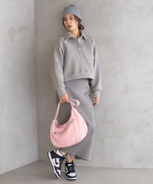 HEREIAM(ヘレイアム)の「【HEREIAM】パディングショルダーBAG(ショルダーバッグ・レディース・ブラック/ナチュラル/ベビーピンク・FREE)」の17枚目の写真