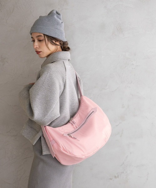 HEREIAM(ヘレイアム)の「【HEREIAM】パディングショルダーBAG(ショルダーバッグ・レディース・ブラック/ナチュラル/ベビーピンク・FREE)」の18枚目の写真