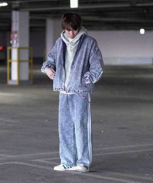 ROOPTOKYO（ループトウキョウ）の「ROOPTOKYO デニムPT/セット（デニムパンツ・メンズ・ブラック/ブルー・M/L）」の4枚目の写真