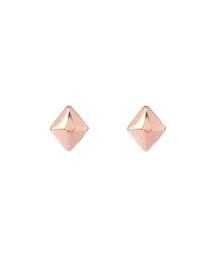 ダイヤシェイプミニピアス[K10]