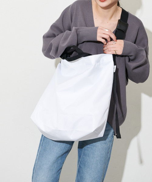Drifter（ドリフター）の「《WEB限定》【Drifter/ドリフター】PLAIN SHOULDER BAG：ショルダーバッグ（ショルダーバッグ・レディース・ホワイト/ブラック・FREE）」の21枚目の写真