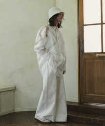 CASPER JOHN（キャスパージョン）の「Sheer jacquard big shirts 