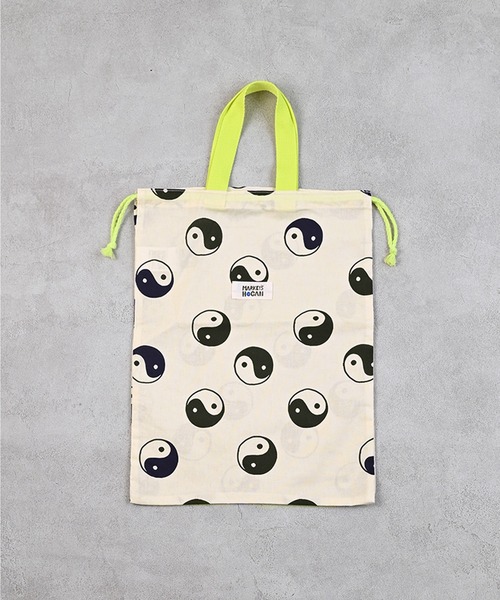 MARKEY'S（マーキーズ）の「[26年春夏新色＆再入荷]ソウガラ巾着(L)（ポーチ・キッズ・グリーン/ブラウン/ライトグレー/ホワイト/ラベンダー/ブラック/アイボリー/オレンジ/ブルー/ターコイズブルー/ベージュ/レッド/ホワイト系その他/グリーン系その他/キャメル/ブルー系その他/ライトブルー・L）」の4枚目の写真