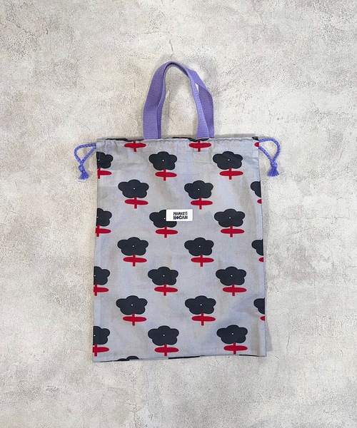 MARKEY'S（マーキーズ）の「[26年春夏新色＆再入荷]ソウガラ巾着(L)（ポーチ・キッズ・グリーン/ブラウン/ライトグレー/ホワイト/ラベンダー/ブラック/アイボリー/オレンジ/ブルー/ターコイズブルー/ベージュ/レッド/ホワイト系その他/グリーン系その他/キャメル/ブルー系その他/ライトブルー・L）」の6枚目の写真