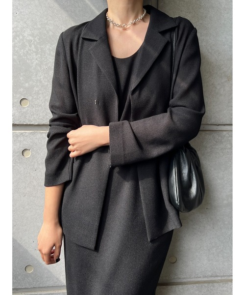 MIESROHE（ミースロエ）の「コンフォートカラミ織りジャケット