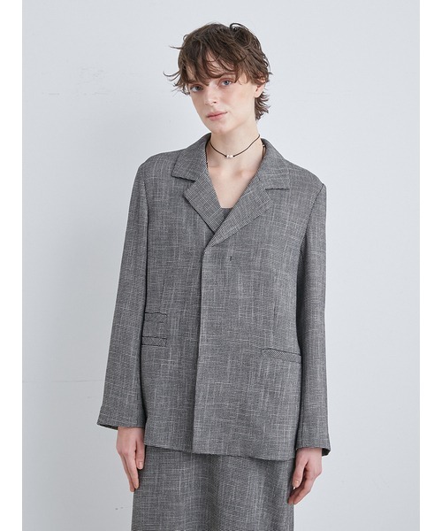 ミースロエ　テーラードジャケット　今期 MIESROHE（ミースロエ）の「コンフォートカラミ織りジャケット