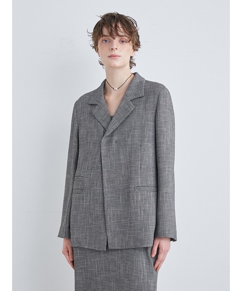 ミースロエ　テーラードジャケット　今期 MIESROHE（ミースロエ）の「コンフォートカラミ織りジャケット
