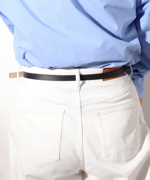 NOLLEY’S（ノーリーズ）の「【LEFIJE/レフィエ】チェーン付きベルト（ベルト・レディース・ブラック/グレイッシュベージュ・FREE）」の16枚目の写真