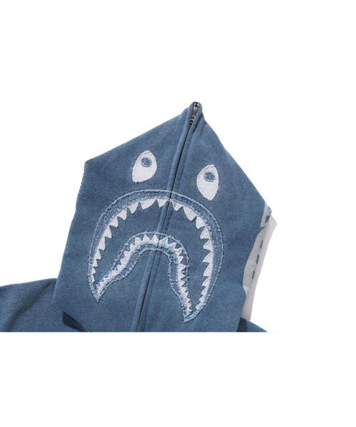 A BATHING APE（アベイシングエイプ）の「INDIGO SHARK FULL ZIP