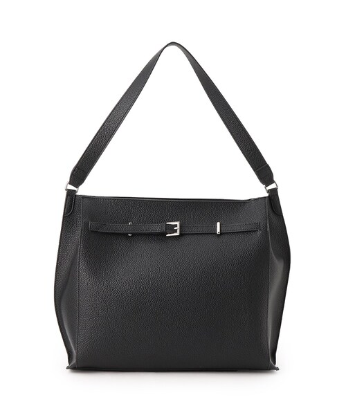 INDIVI（インディヴィ）の「◆【合皮】ワンショルダーバッグ（ショルダーバッグ・レディース・グレー/ブラック/ライトブルー・00）」の2枚目の写真