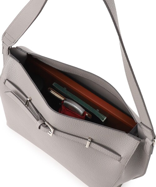 INDIVI（インディヴィ）の「◆【合皮】ワンショルダーバッグ（ショルダーバッグ・レディース・グレー/ブラック/ライトブルー・00）」の11枚目の写真
